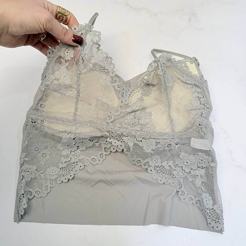 نیم‌ تنه کراپ زنانه وارداتی مدل اسپرت پشت گیپور کد 174