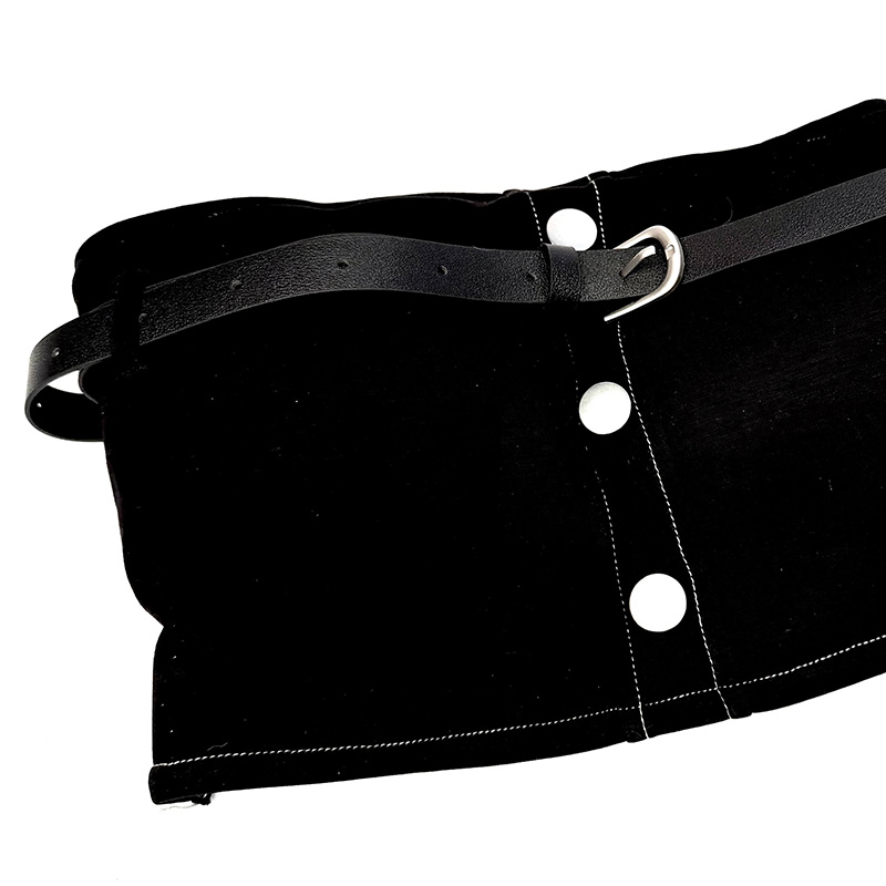 نیم‌ تنه کراپ زنانه وارداتی مدل کمربندی کد 2801