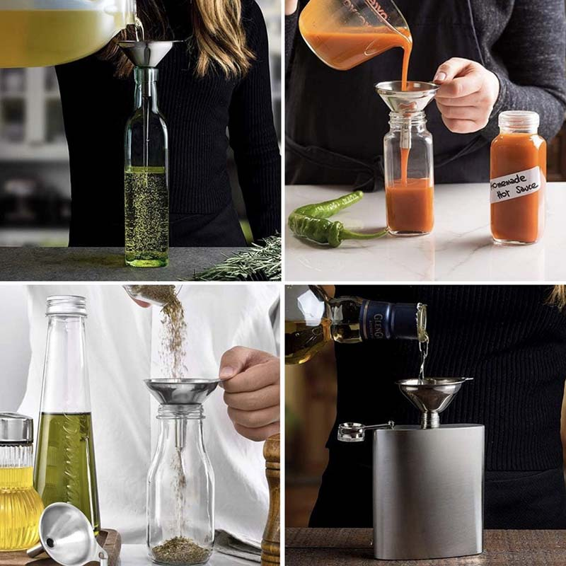 قیف استیل سه عددی شنگیا