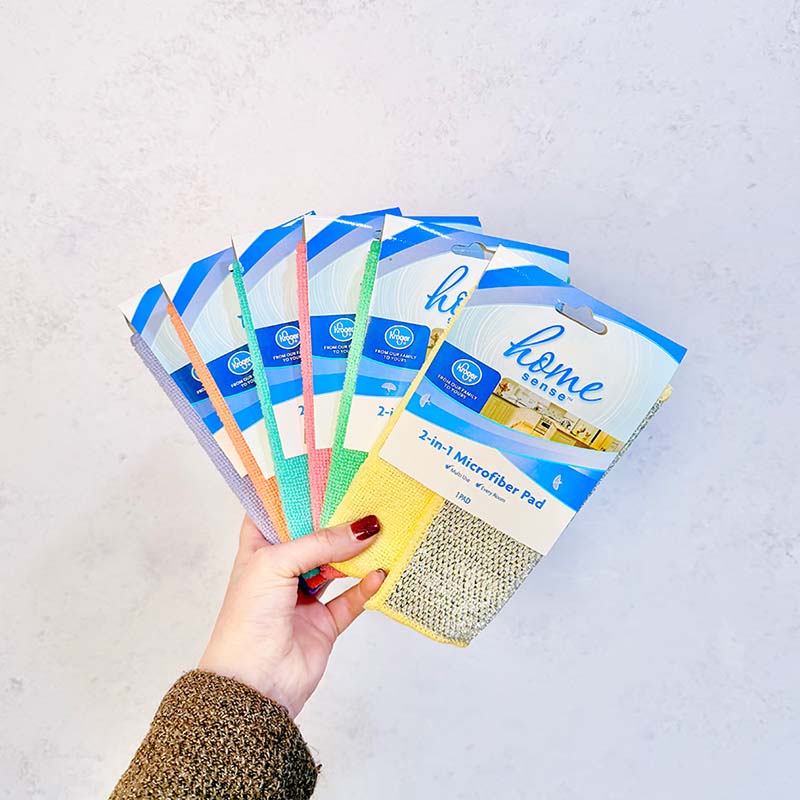 دستمال میکروفایبر 2in1 هوم سنس بسته دو عددی کد Z39