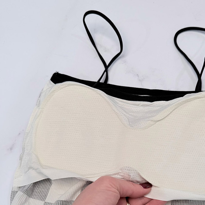 نیم‌ تنه کراپ زنانه وارداتی مدل اسپرت شطرنجی کد 13692