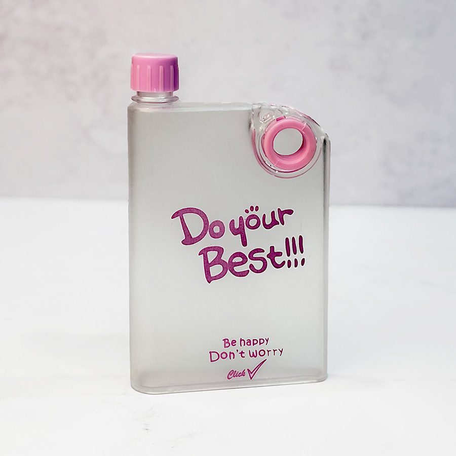 قمقمه آب کتابی مات Do your best