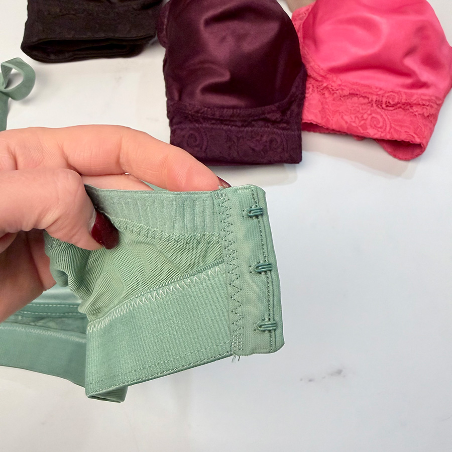 سوتین زنانه پرلون پرسی بدون فنر کاپ B برند شادی کد 522