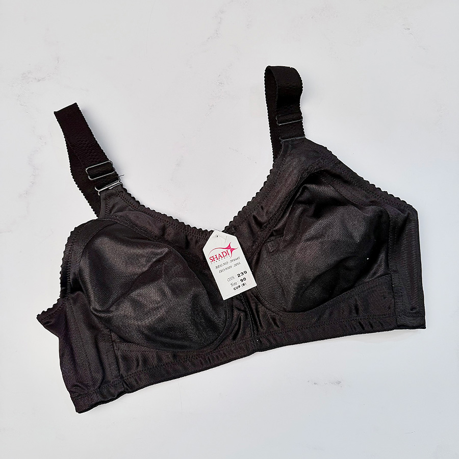 سوتین زنانه پرلون ساتن براق سایز بزرگ کاپ B برند شادی کد 935 و 239