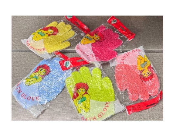 دستکش و لیف لایه بردار - شست‌وشوی ملایم و مراقبت از پوست حساس کودک