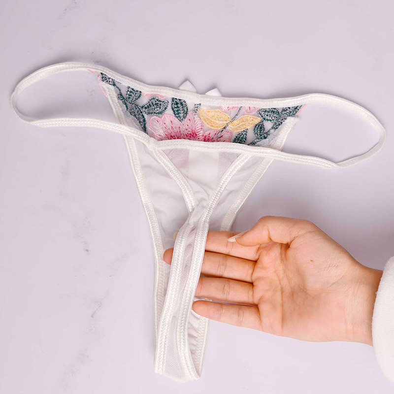 ست لباس زیر فانتزی شورت و سوتین فنردار برند SHEIN کد 110