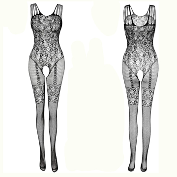 بادی زنانه فانتزی سرتاسری فاق باز کد 015