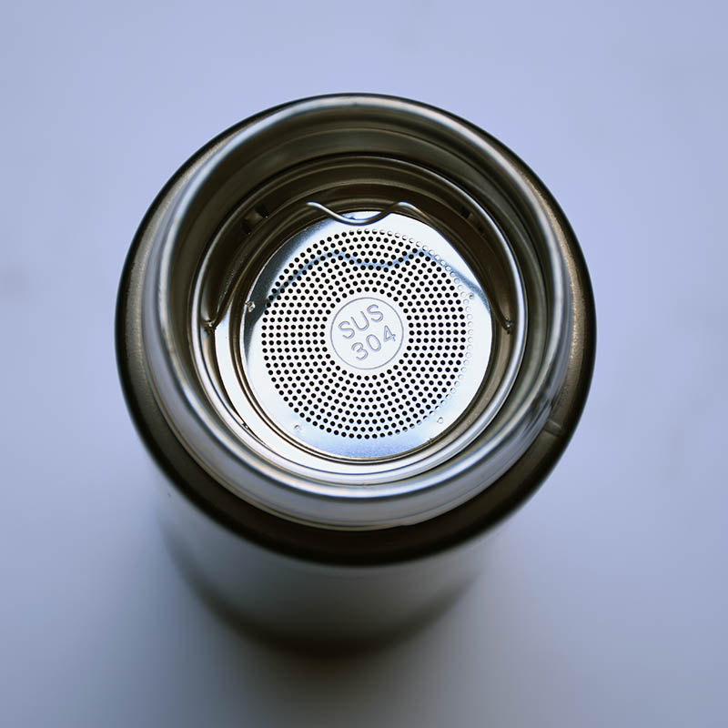 فلاسک دماسنج دار یونیک استیل 316 ظرفیت 500ml