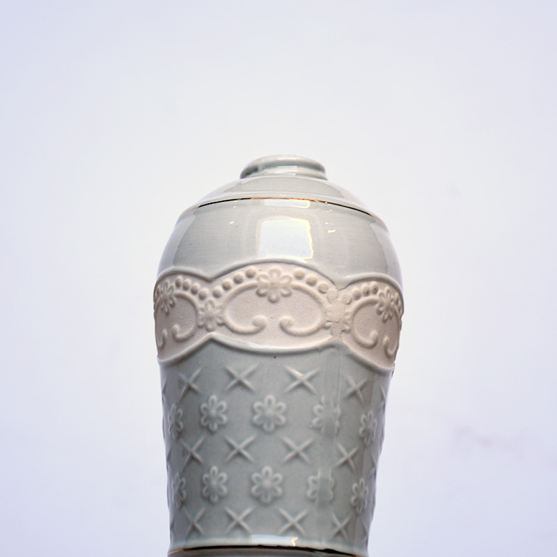 گلدان سرامیکی دهانه باریک