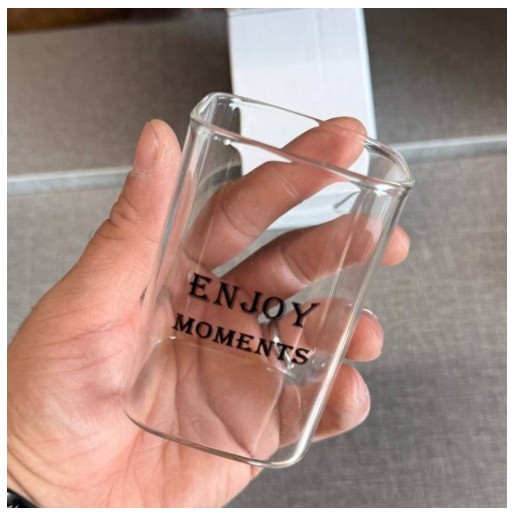 لیوان پیرکس مربع بدون دسته