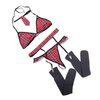 کاستوم فانتزی 5 تکه طرح دانش‌آموز برند SHEIN کد 952