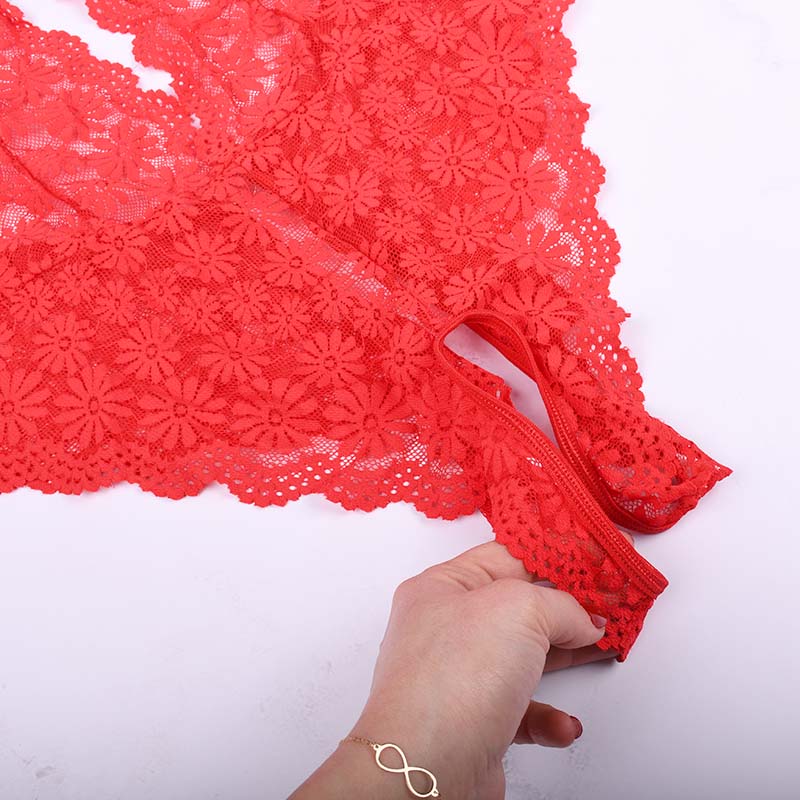 بادی فانتزی یک تکه گیپوری برند SHEIN کد 32