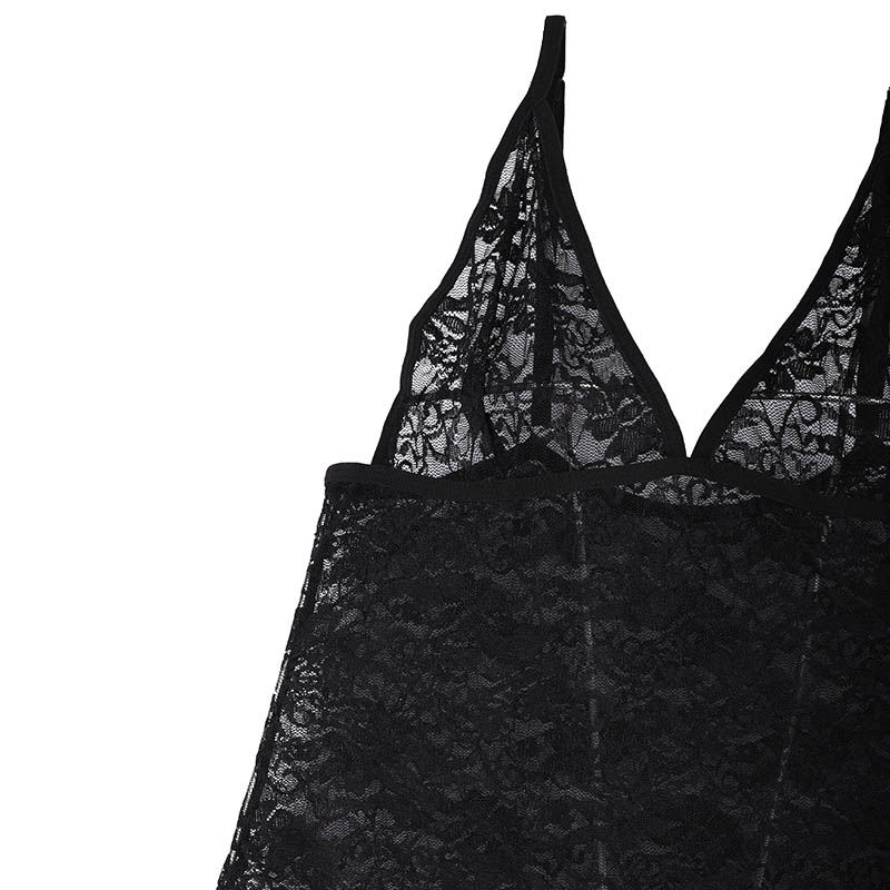 بادی فانتزی یک تکه گیپوری برند SHEIN کد 365