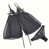 لباس خواب دو تکه طرح حریر و گیپور برند SHEIN کد 245