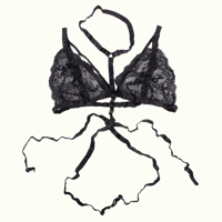 ست سه تکه زنانه فانتزی گیپوری هارنس دار کد 425