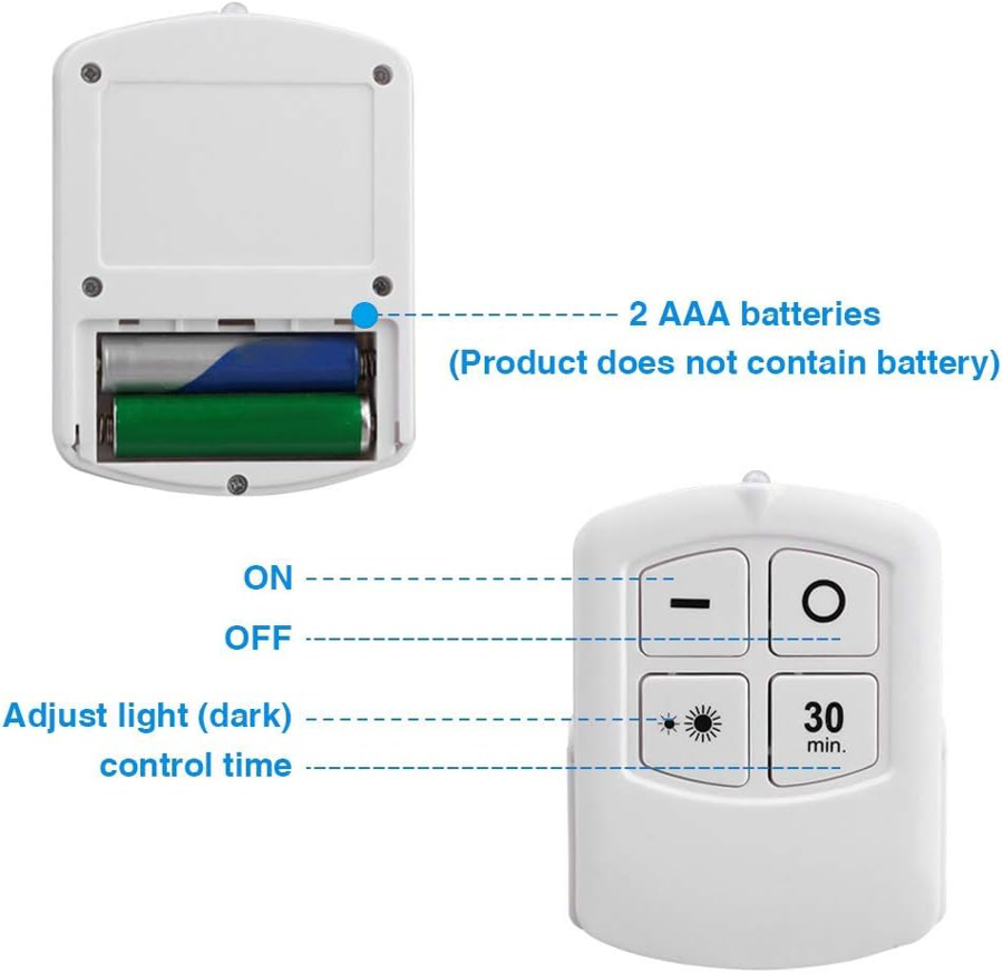 لامپ LED زیر کابینتی ریموت دار بسته سه عددی