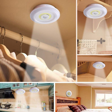 لامپ LED زیر کابینتی ریموت دار بسته سه عددی