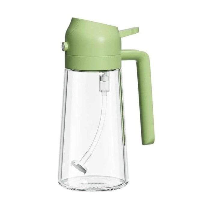 اسپری روغن شیشه ای دسته دار دو حالته ظرفیت 470ml