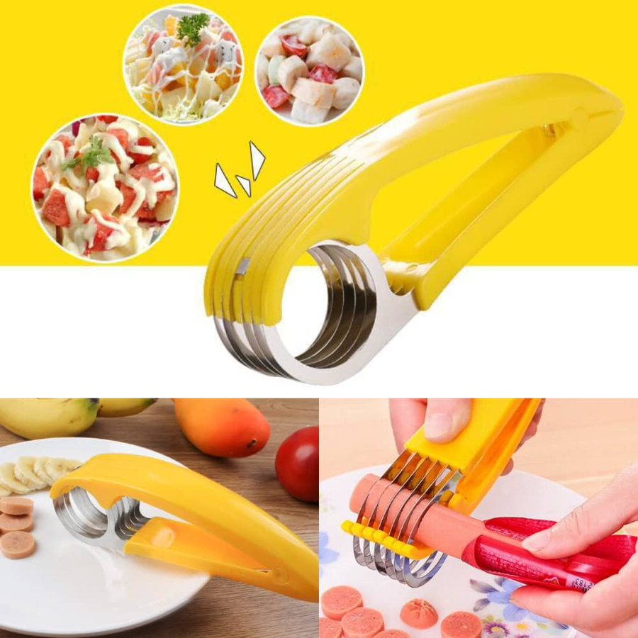 اسلایسر موز، خیار و سوسیس