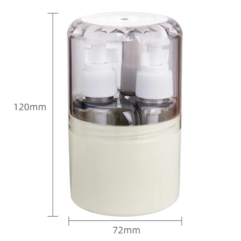 ست بهداشتی مسافرتی مادام استوانه‌ای 4 عددی