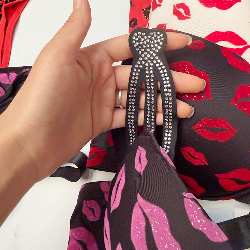 ست لباس زیر شورت و سوتین اسفنجی بینا کاپ B کد 2077