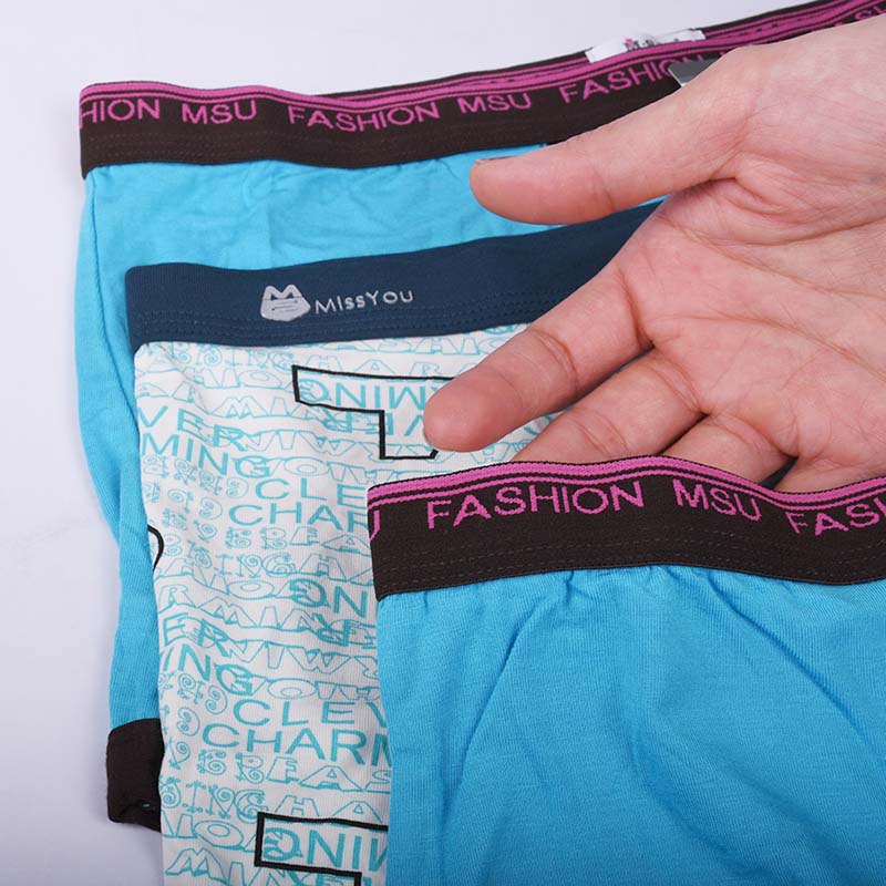 شورت باکسر مردانه برند طرح کولسی بسته سه عددی