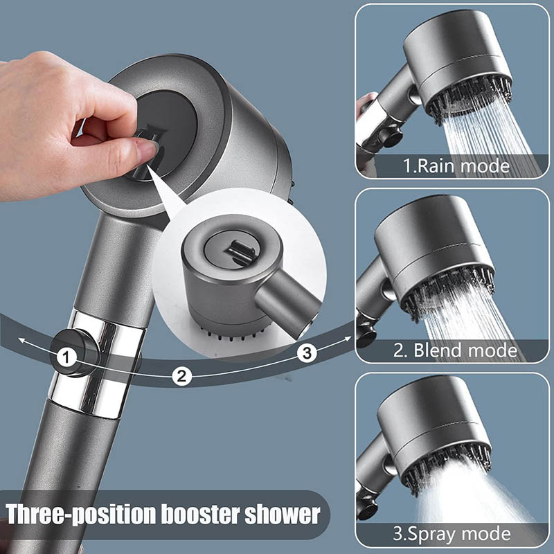 سردوش ماساژوری سر سیلیکونی آجدار