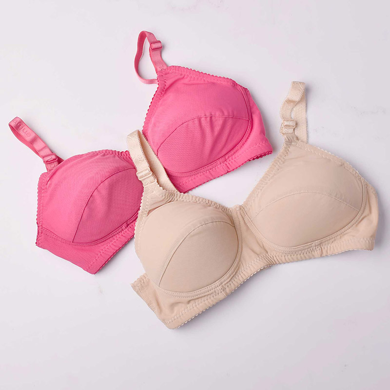 سوتین زنانه اسفنجی مدل بدون فنر کاپ B برند رویا کد 06