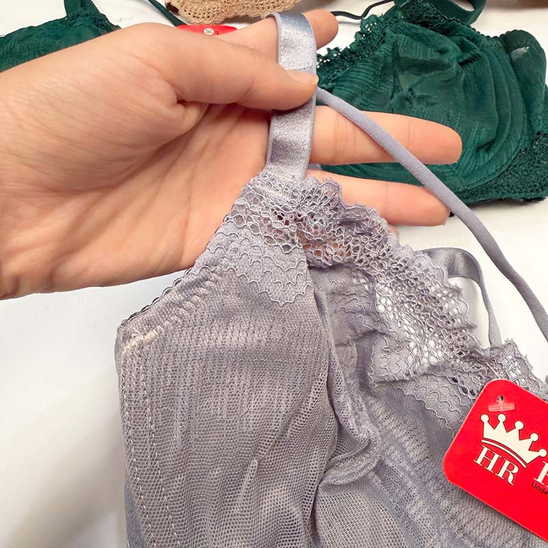 ست لباس زیر شورت و سوتین فنردار کاپ B برند HR کد 333