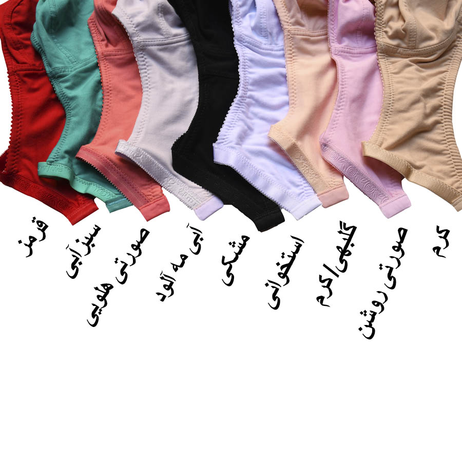 سوتین نخی ضد حساسیت بدون فنر و بدون اسفنج کد 1544