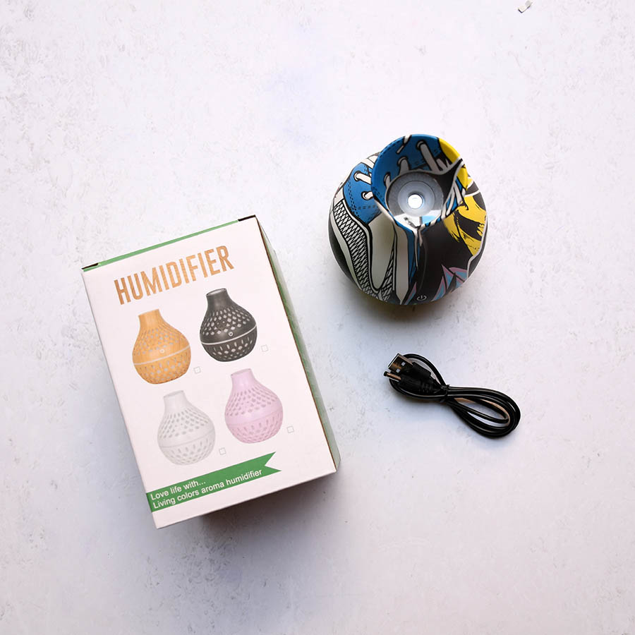 رطوبت‌ساز و بخور طرح کوزه سایکو رنگی ظرفیت 130ml