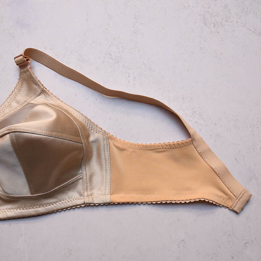 سوتین پرلون براق مدل بدون فنر و بدون اسفنج صبا کد 13