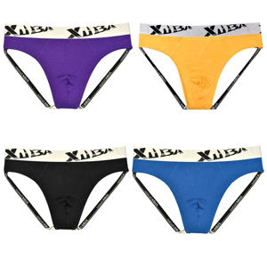 شورت فانتزی مردانه وارداتی مدل لامبادا پشت باز برند XUBA کد 301