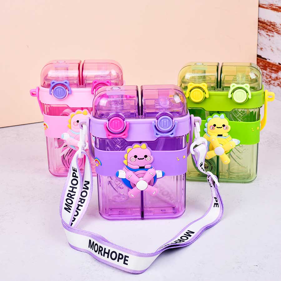 قمقمه کودک نشکن دو مخزنه مدل چرخشی Pompompurin