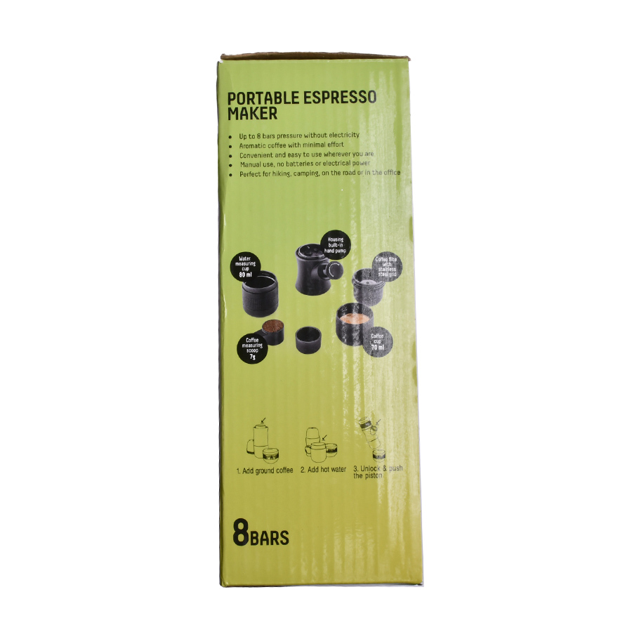 اسپرسوساز دستی پمپی مناسب محل کار باشگاه و کمپینگ Espresso Maker مدل HS-8201
